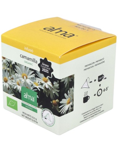 Manzanilla Infusion 15Piramides. Eco Vegan de Alma Home