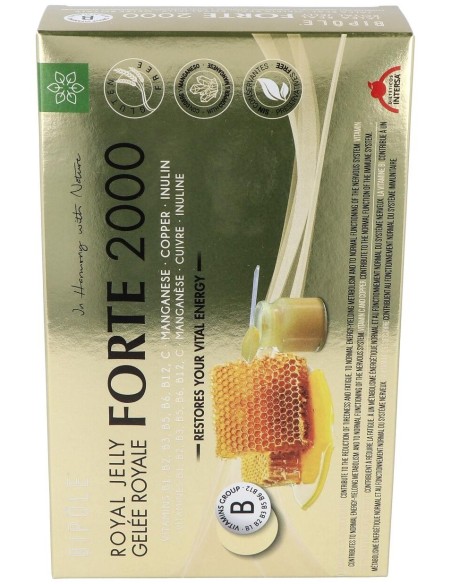 Bipole Jalea Real Forte 2000 20 ampollas de Intersa