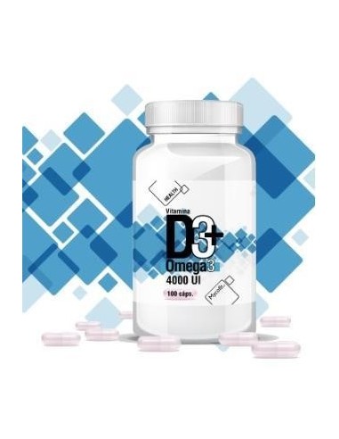 Vitamina D3 4000Ui+Omega 3 100Caps. de Mycofit
