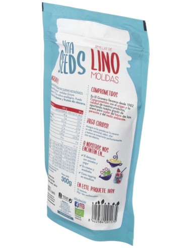 Vitaseeds Lino Molido Bio 300g - El Granero Natural