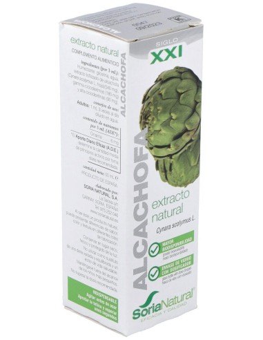Ext. Alcachofa Xxi 50Ml. S/Al de Soria Natural
