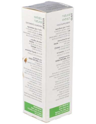 Ext. Avena Xxi 50Ml. S/Al de Soria Natural
