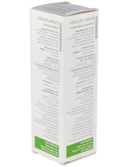 Ext. Romero Xxi 50Ml. S/Al de Soria Natural