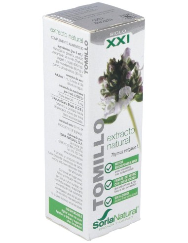 Ext. Tomillo Xxi 50Ml. S/Al de Soria Natural