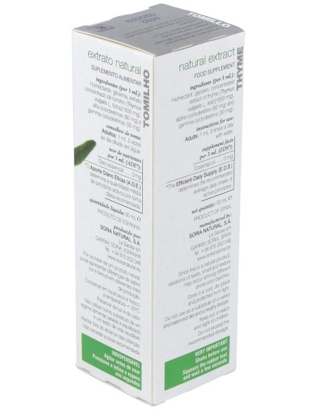 Ext. Tomillo Xxi 50Ml. S/Al de Soria Natural
