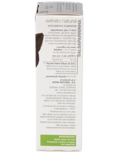 Pack 3X2 Ext. Zarzaparrilla Xxi 50Ml. S/Al de Soria Natural.