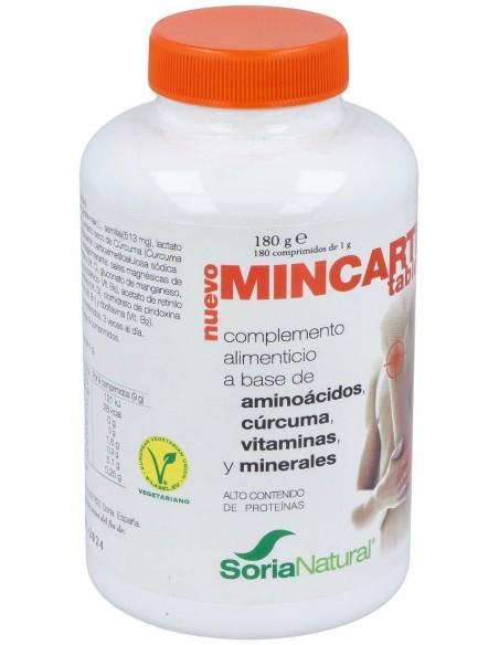 Mincartil Reforzado 180 Comprimidos de Soria Natural