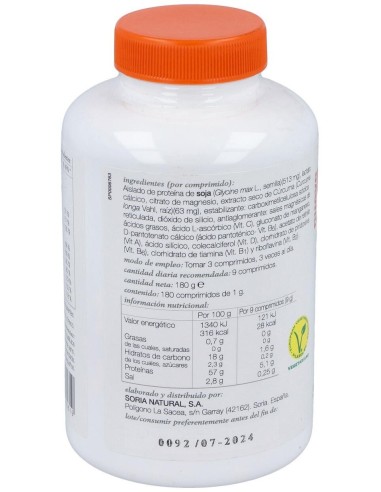 Mincartil Reforzado 180 Comprimidos de Soria Natural