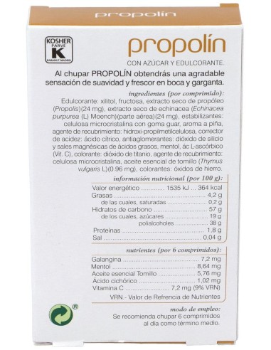 Propolin 48 ComprimidosX250Mg. de Soria Natural