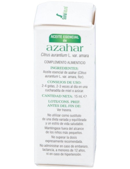 Flor Laranjeira Oleo Essencial 15Ml. de Soria Natural