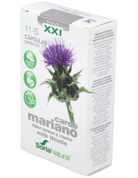 Cardo Mariano 30 capsulas de Soria Natural