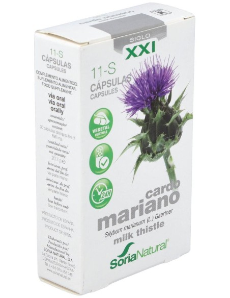 Cardo Mariano 30 capsulas de Soria Natural