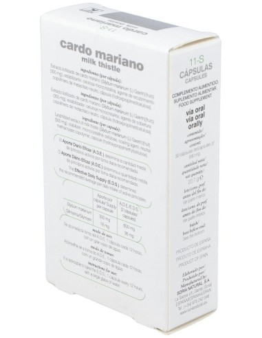 Cardo Mariano 30 capsulas de Soria Natural