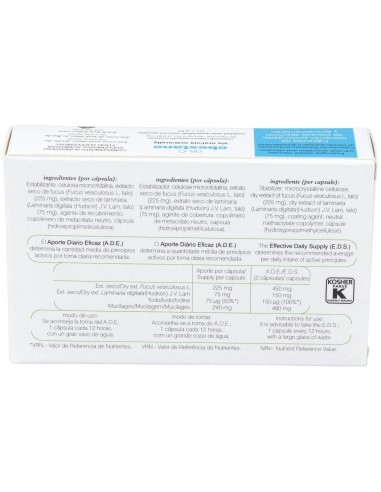 Cap.C-08 Obestane Xxi Fucus+Laminaria 30Cap. de Soria Natural**