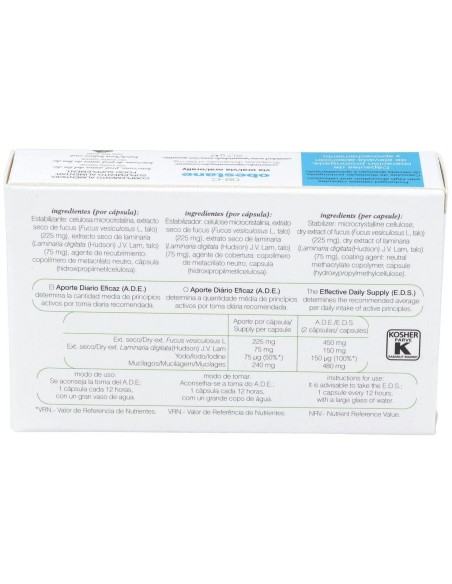 Cap.C-08 Obestane Xxi Fucus+Laminaria 30Cap. de Soria Natural**