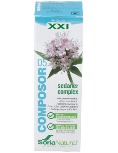Composor 05 Sedaner Complex XXI 50ml - Soria Natural Oficial