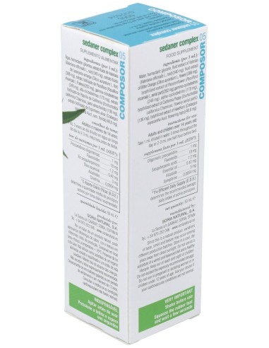Composor 05 Sedaner Complex XXI 50ml - Soria Natural Oficial