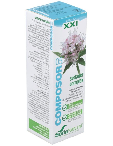 Composor 05 Sedaner Complex XXI 50ml - Soria Natural Oficial