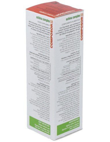 Composor 08 Echina Complex Xxi 50Ml. de Soria Natural