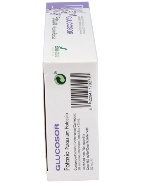 Glucosor Potasio 28Amp. de Soria Natural****