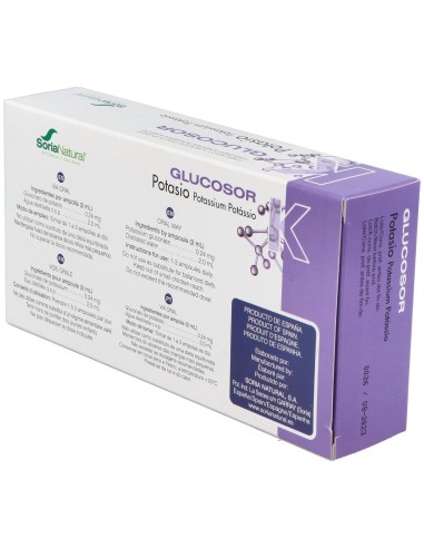 Glucosor Potasio 28Amp. de Soria Natural****