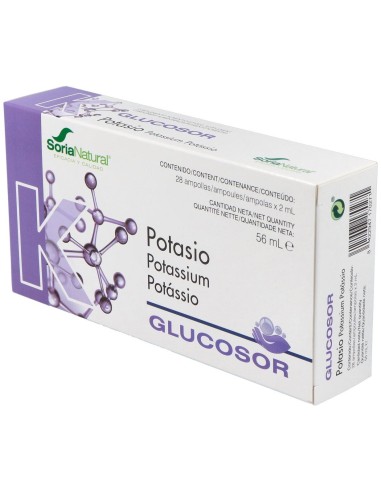 Glucosor Potasio 28Amp. de Soria Natural****