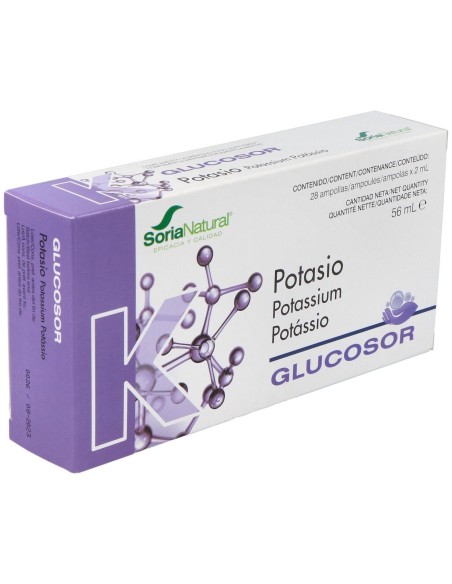 Glucosor Potasio 28Amp. de Soria Natural****