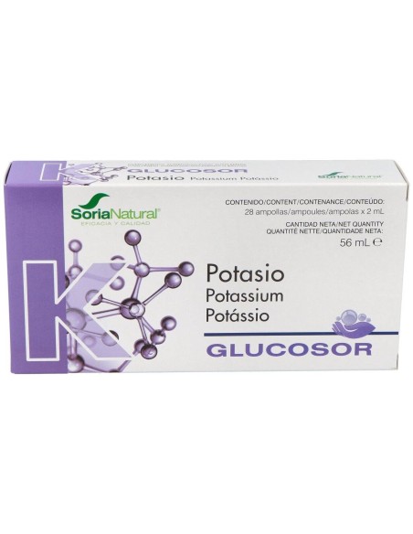 Glucosor Potasio 28Amp. de Soria Natural****