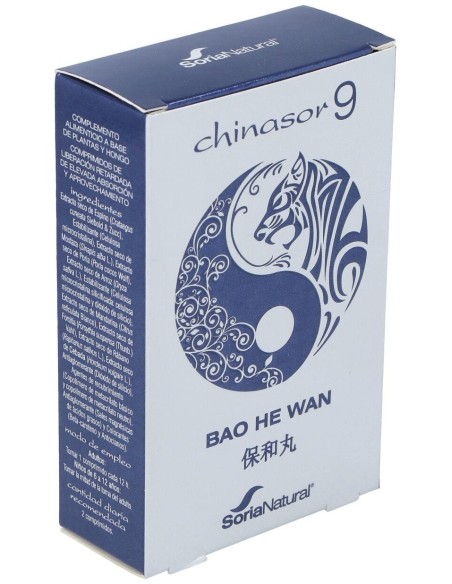 Chinasor 9 Bao He Wan 30 Comprimidos de Soria Natural
