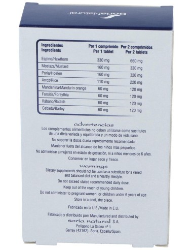 Chinasor 9 Bao He Wan 30 Comprimidos de Soria Natural