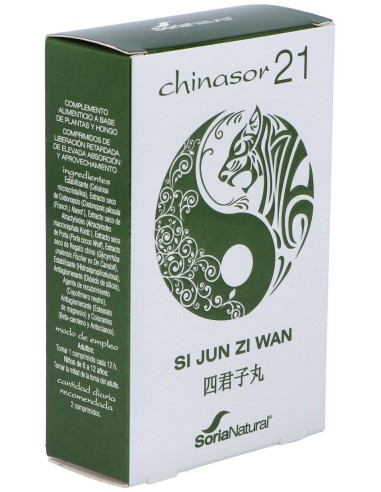 Chinasor 21 Si Jun Zi Wan 30 Comprimidos de Soria Natural