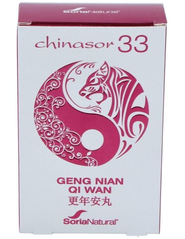Chinasor 33 Geng Nian Qi Wan 30 Comprimidos de Soria Natural