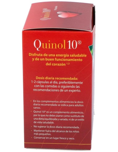 Quinol 10 50Mg. 90Cap. de Cien Por Cien Natural
