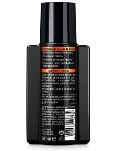 Alpecin Caffeine Hair Booster Tónico 200ml para Fortalecer
