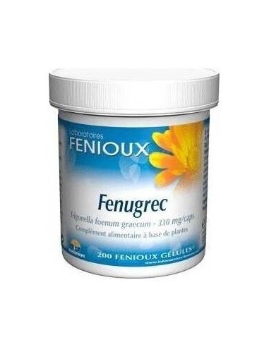Fenogreco 330Mg 200 cápsulas | Fenioux suplemento natural
