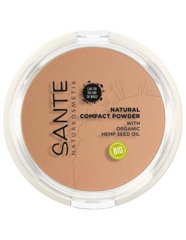 Maquillaje Compacto Sante Warm Honey 03 - 9Gr Natural