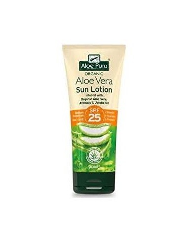 Protector Solar Factor 25 Aloe Pura 200 Ml de Madal Bal