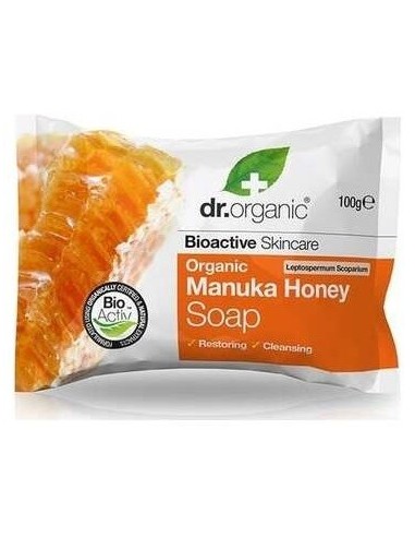 Pastilla de Jabón Miel de Manuka Dr Organic  Piel Suave