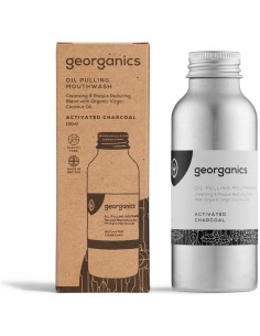 Enjuage Bucal Con Aceite Carbon Activado 100 Mililitros Georganics 2