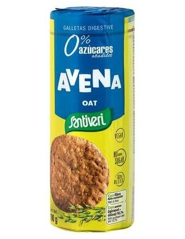 Galletas Integrales Avena 0% Azucares 190Gr. de Santiveri