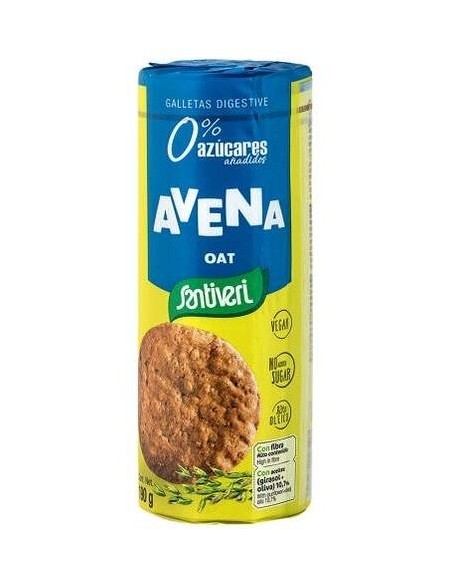 Galletas Integrales Avena 0% Azucares 190Gr. de Santiveri