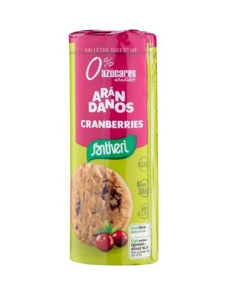 Galletas Integrales Arandanos 0% Azucares 190Gr. de Santiveri