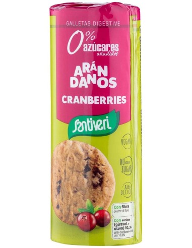 Galletas Integrales Arandanos 0% Azucares 190Gr. de Santiveri