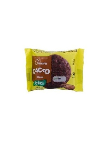 Galletas Integrales de Cacao Santiveri 3 unidades 27g