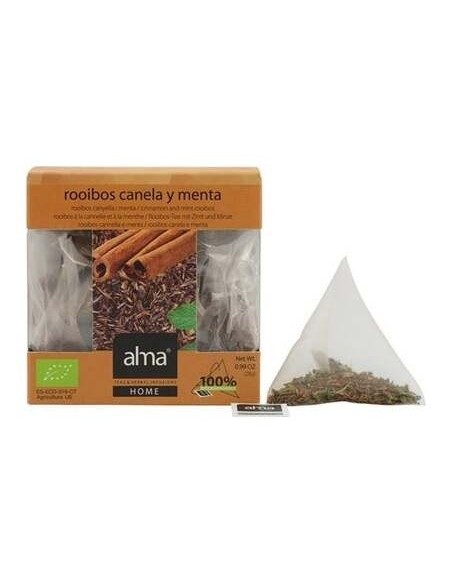 Rooibos Canela Menta Infusion 15Piramide Eco Vegan de Alma Home