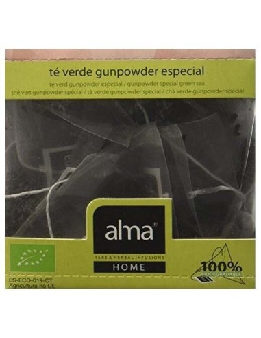 Te Verde Gunpower Infusion 15Piramide. Eco Vegan de Alma Home