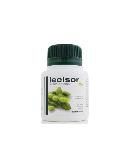 Aceite De Lecitina Soja Lecisor 125 Perlas de Soria Natural