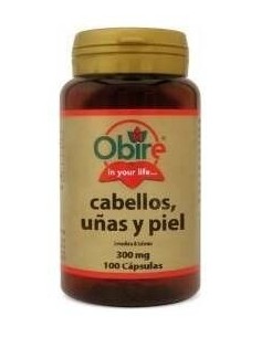 Cabellos y uñas 225 mg. 100 capsulas de Obire 2