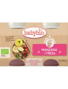 Babybio Apple & Strawberry – Natural Baby Food Delight